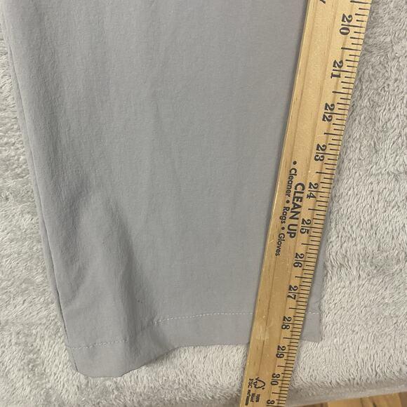 Sak Fifth Avenue Pants Mens 36x29 Gray Performance Nylon Straight Leg Golf - Picture 5 of 11